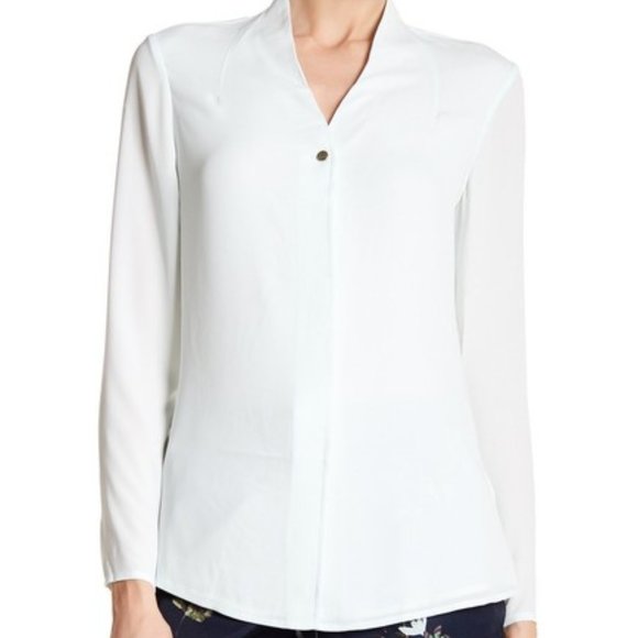 EUC Ted Baker Eliza Mint Green Blouse - Picture 4 of 5